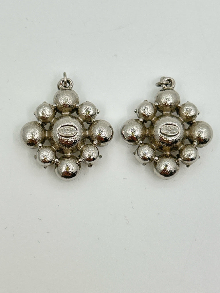 chanel Silver and Gold Earrings