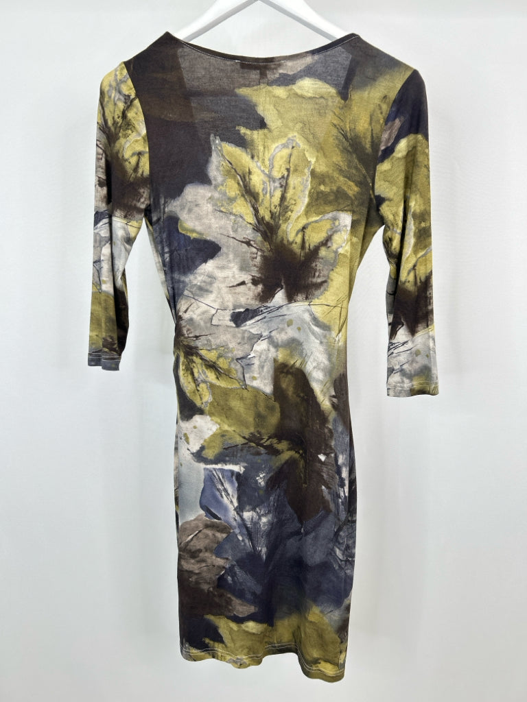 AM by Amelia Size XS Brown Print Women's Dress