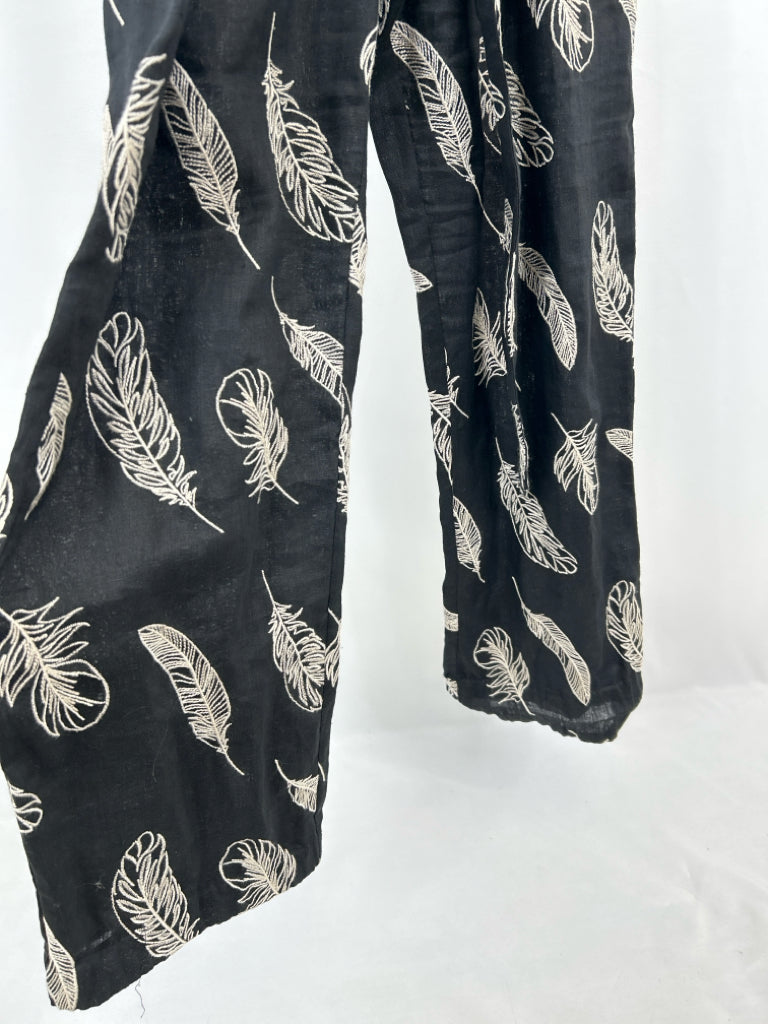 JOHNNY WAS Size M black and cream Women's Jumpsuit