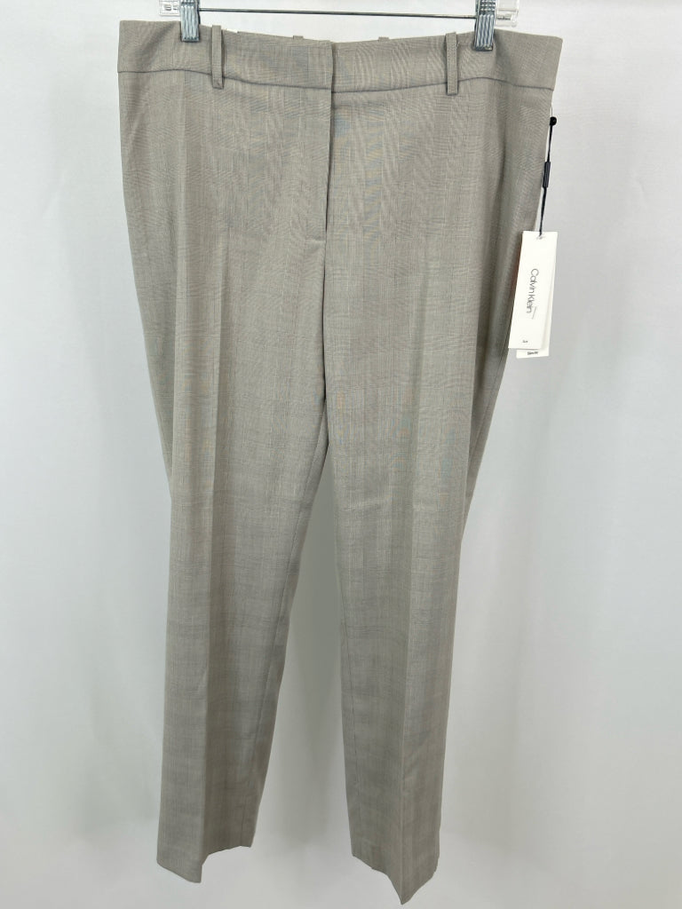 CALVIN KLEIN NWT Women Size 14 GREY PRINT Pants