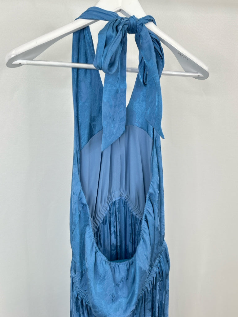 ANTHROPOLOGIE Size L Blue Dress