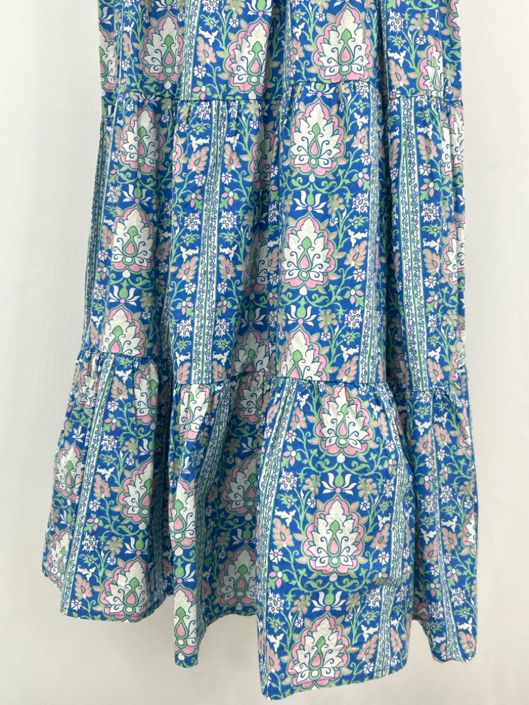 CHELSEA & THEODORE Size SP BLUE AND PINK Women's Dress