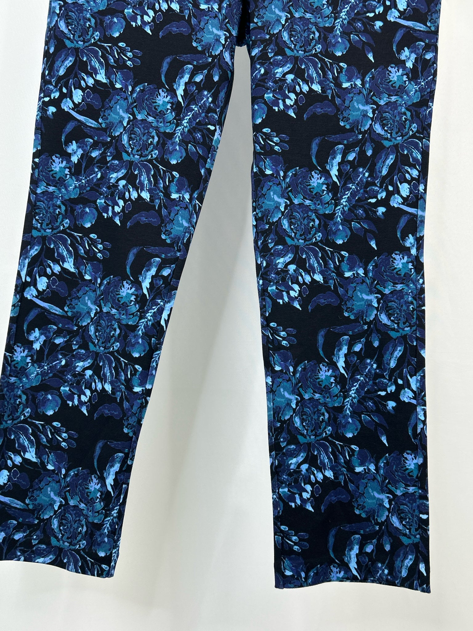 SOFT SURROUNDINGS Size 14/16 Navy Print Women Pants