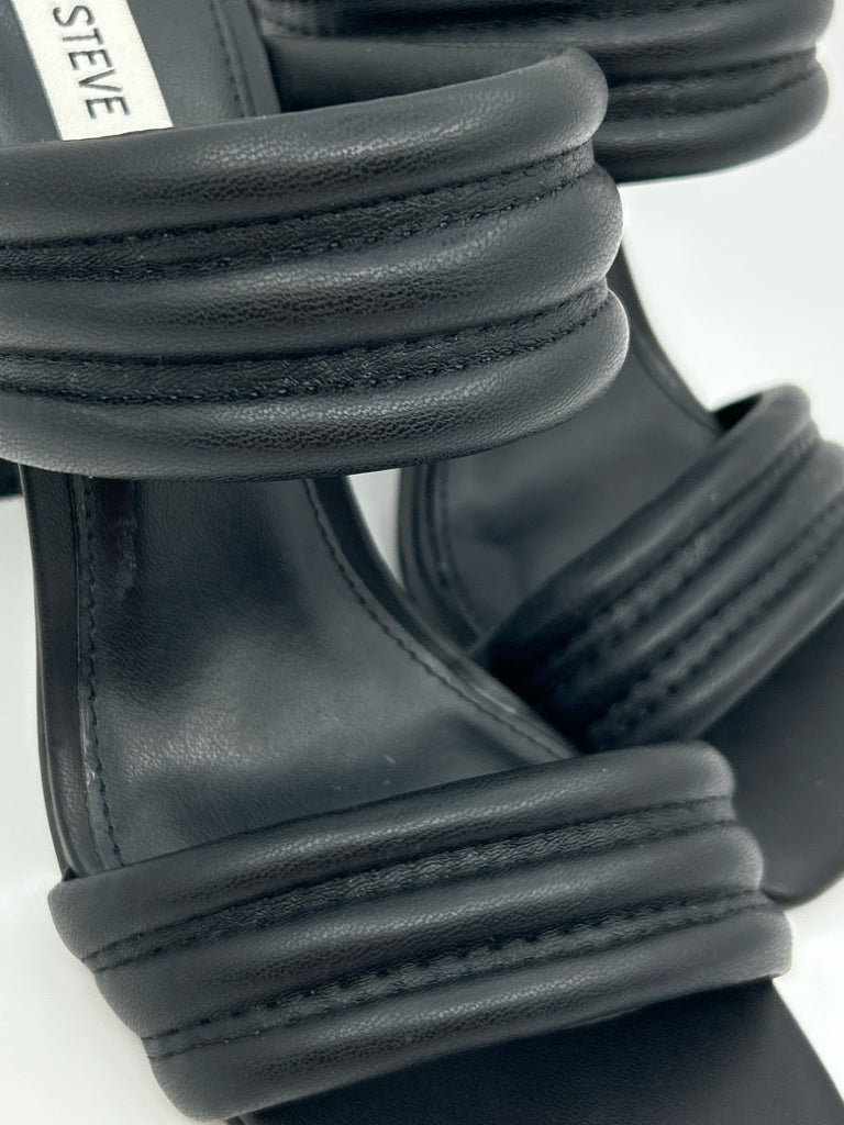 STEVE MADDEN Size 6.5M Black Women's Sandal