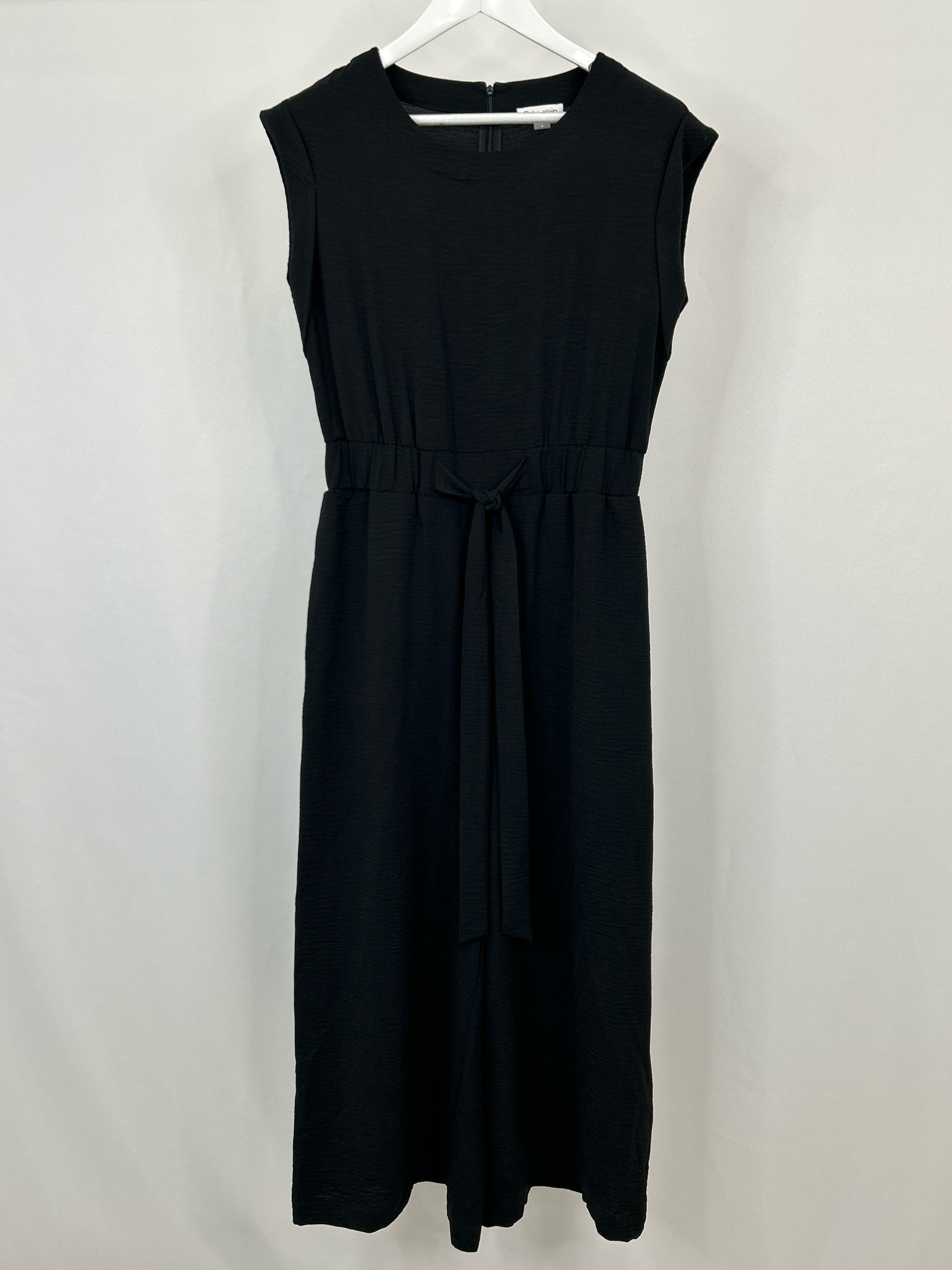 CALVIN KLEIN Size 6 Black Women Jumpsuit