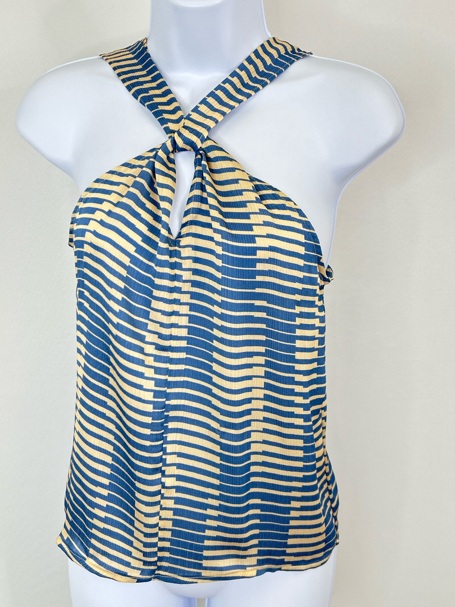 Mus & Bomdon Size S BLUE AND BEIGE Women Top