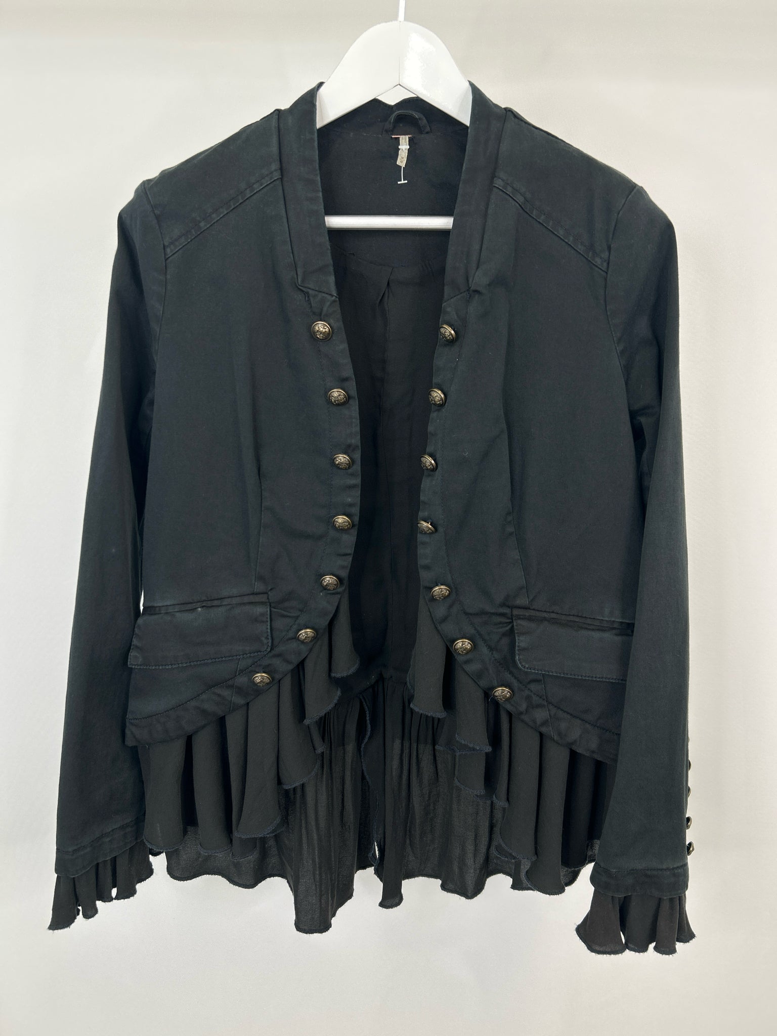 FREE PEOPLE Size M Black Women Jacket