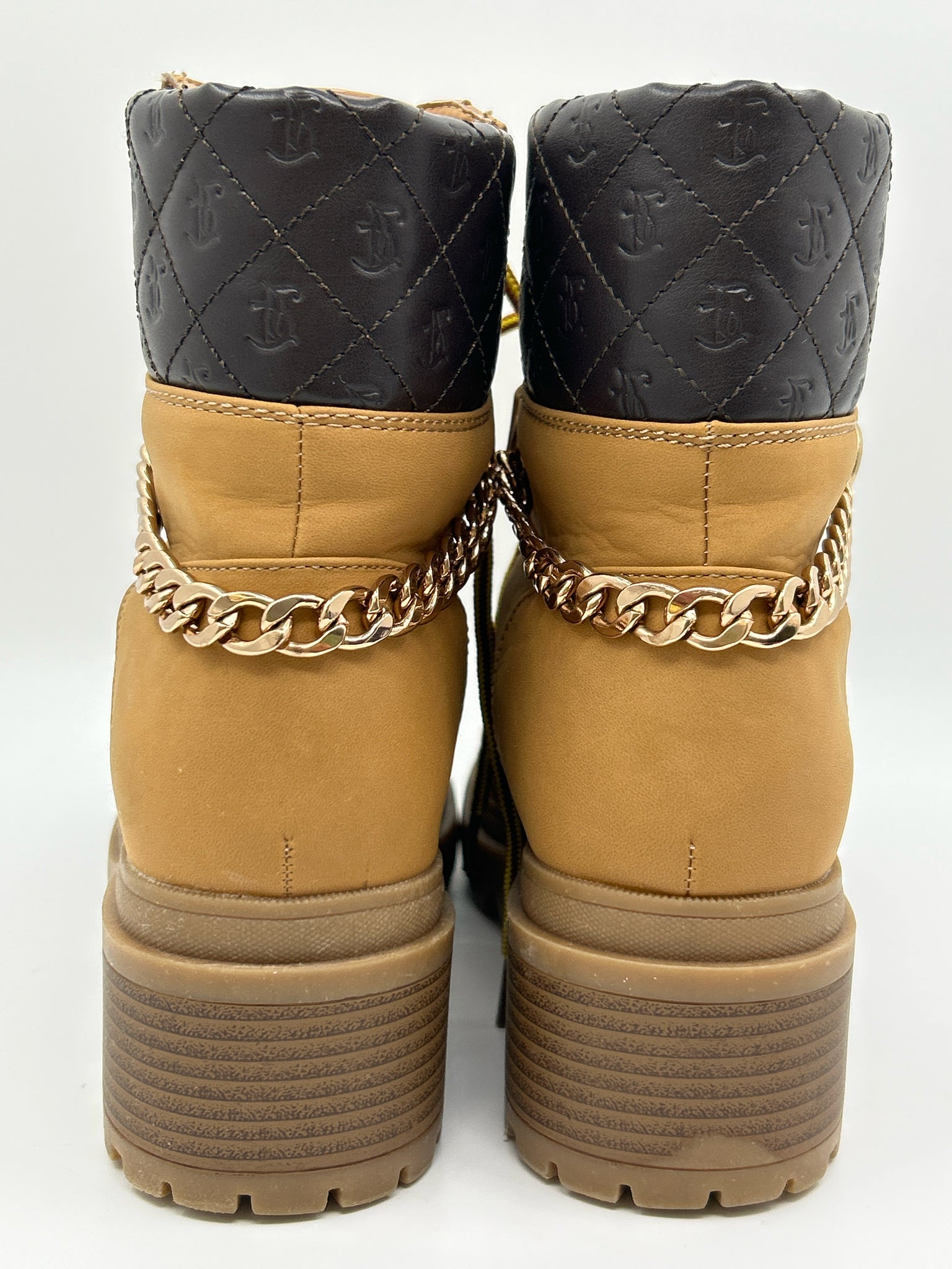 JUICY COUTURE Size 9M TAN AND BROWN Women Boots