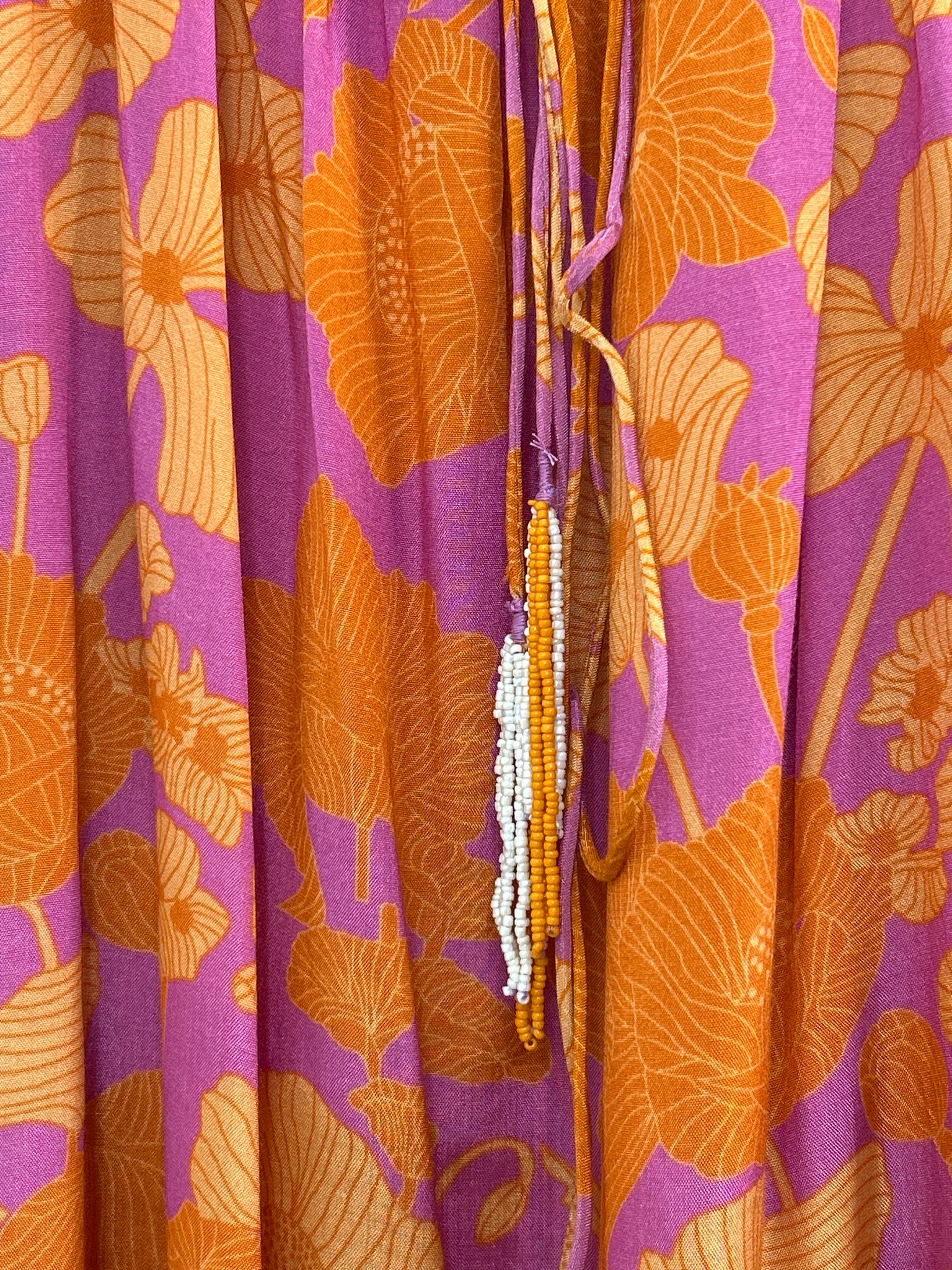 NEKANE NKN Size M Purple and Orange Women Dress