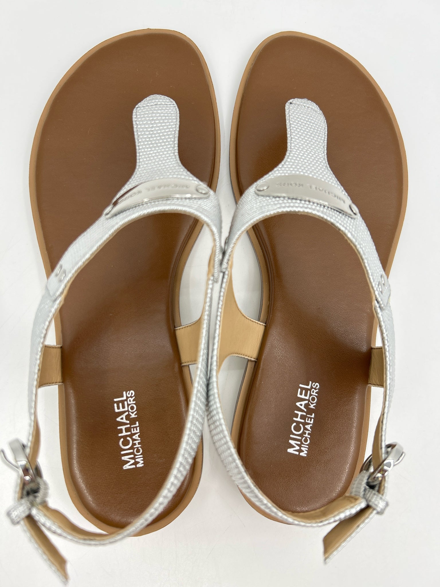MICHAEL MICHAEL KORS Size 8M Silver Women Sandal