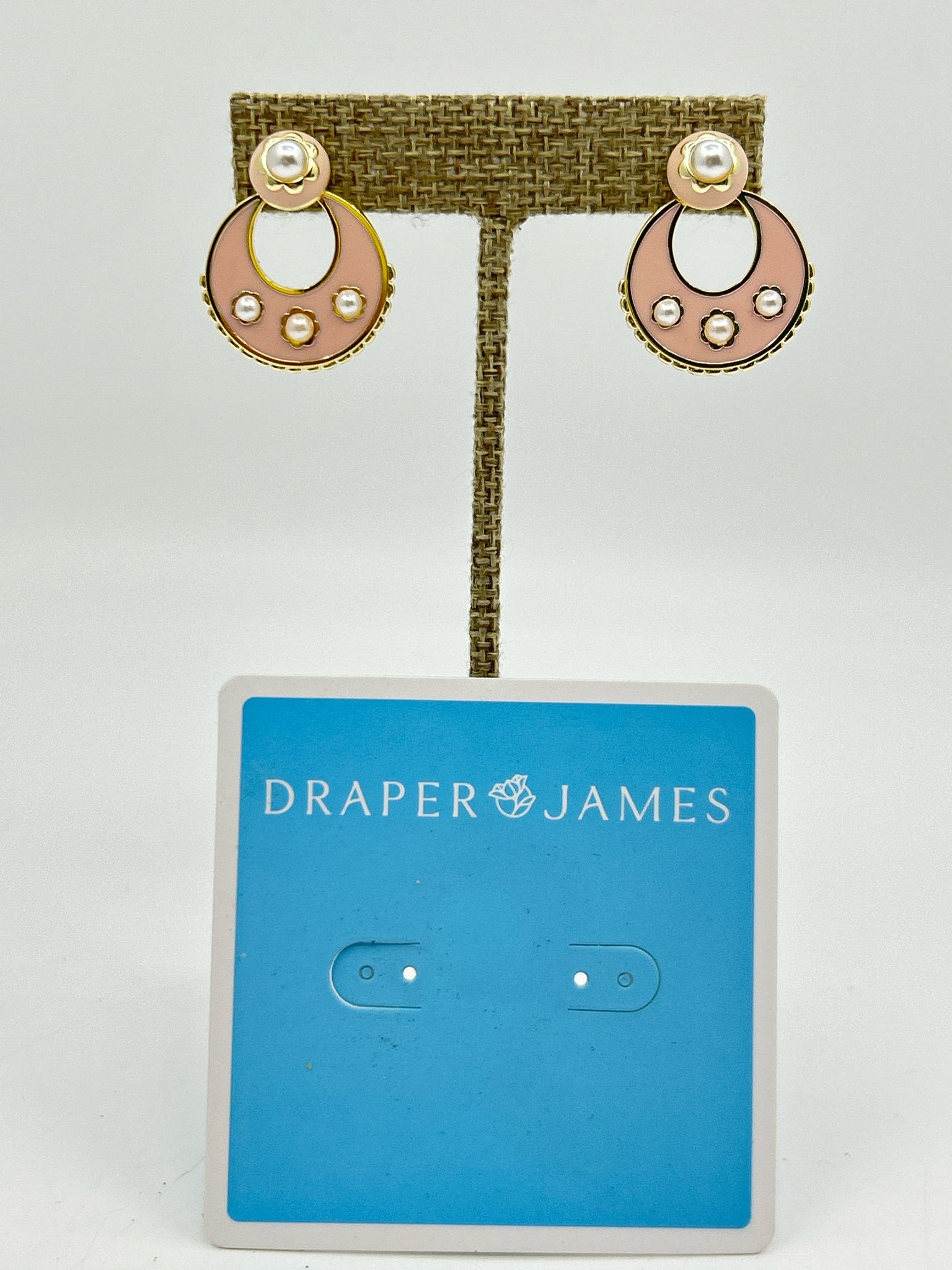 DRAPER JAMES Pink Earrings