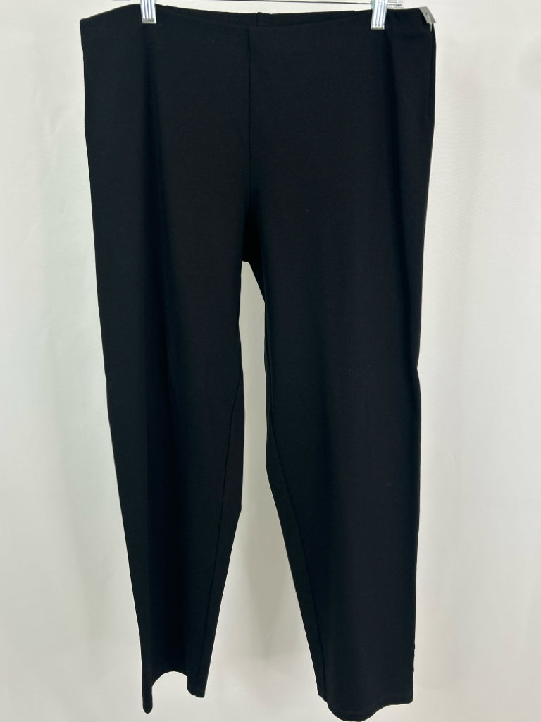 EILEEN FISHER Women Size L Black Pants