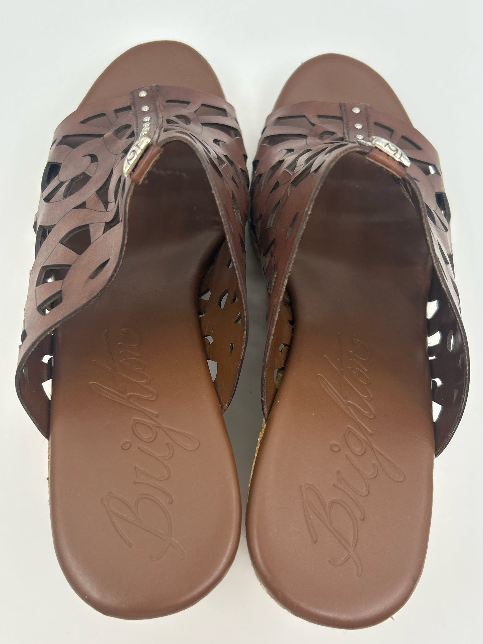 BRIGHTON Size 9M Brown Women Sandal