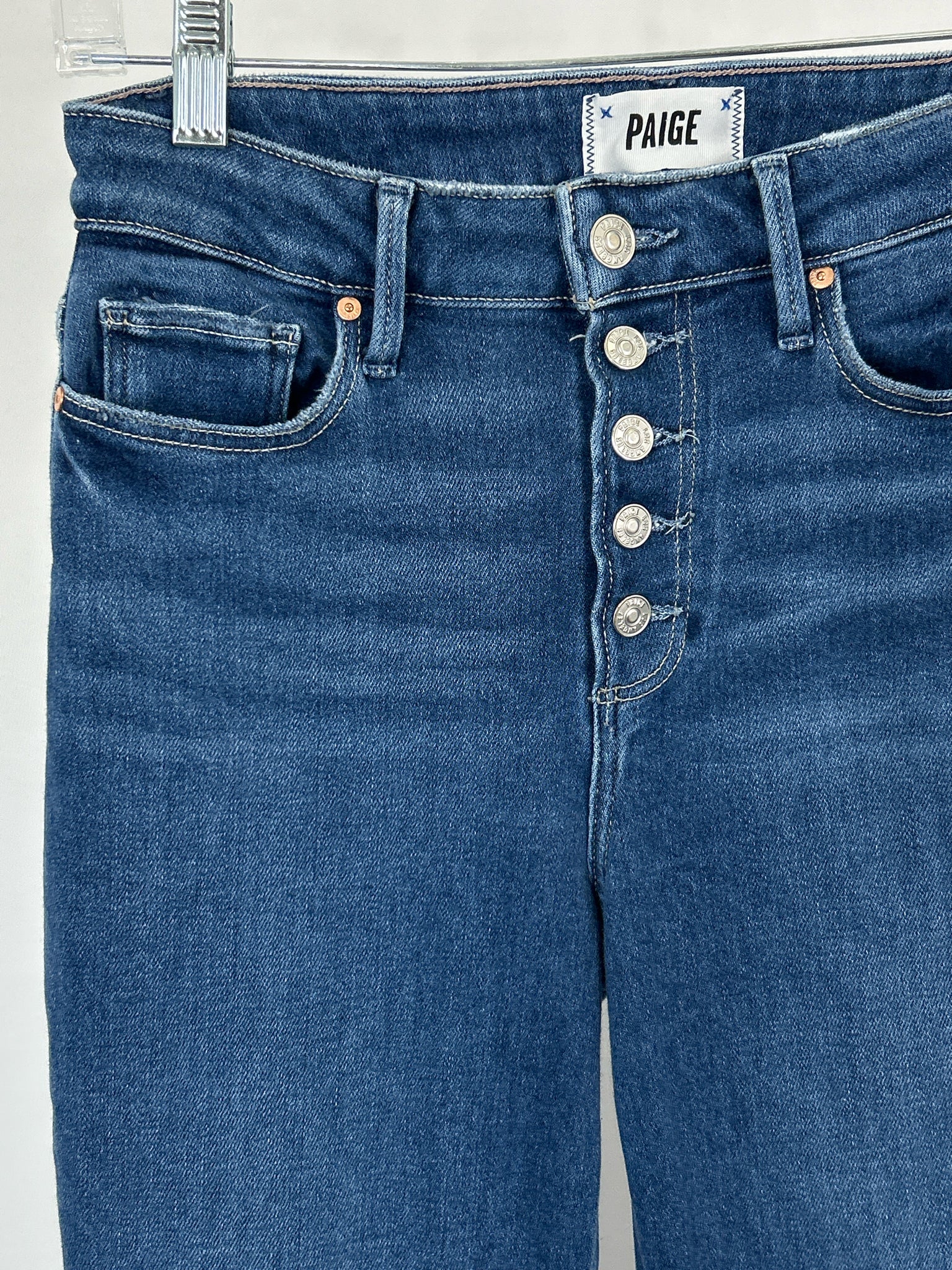 PAIGE Size 6/28 BLUE DENIM Women jeans