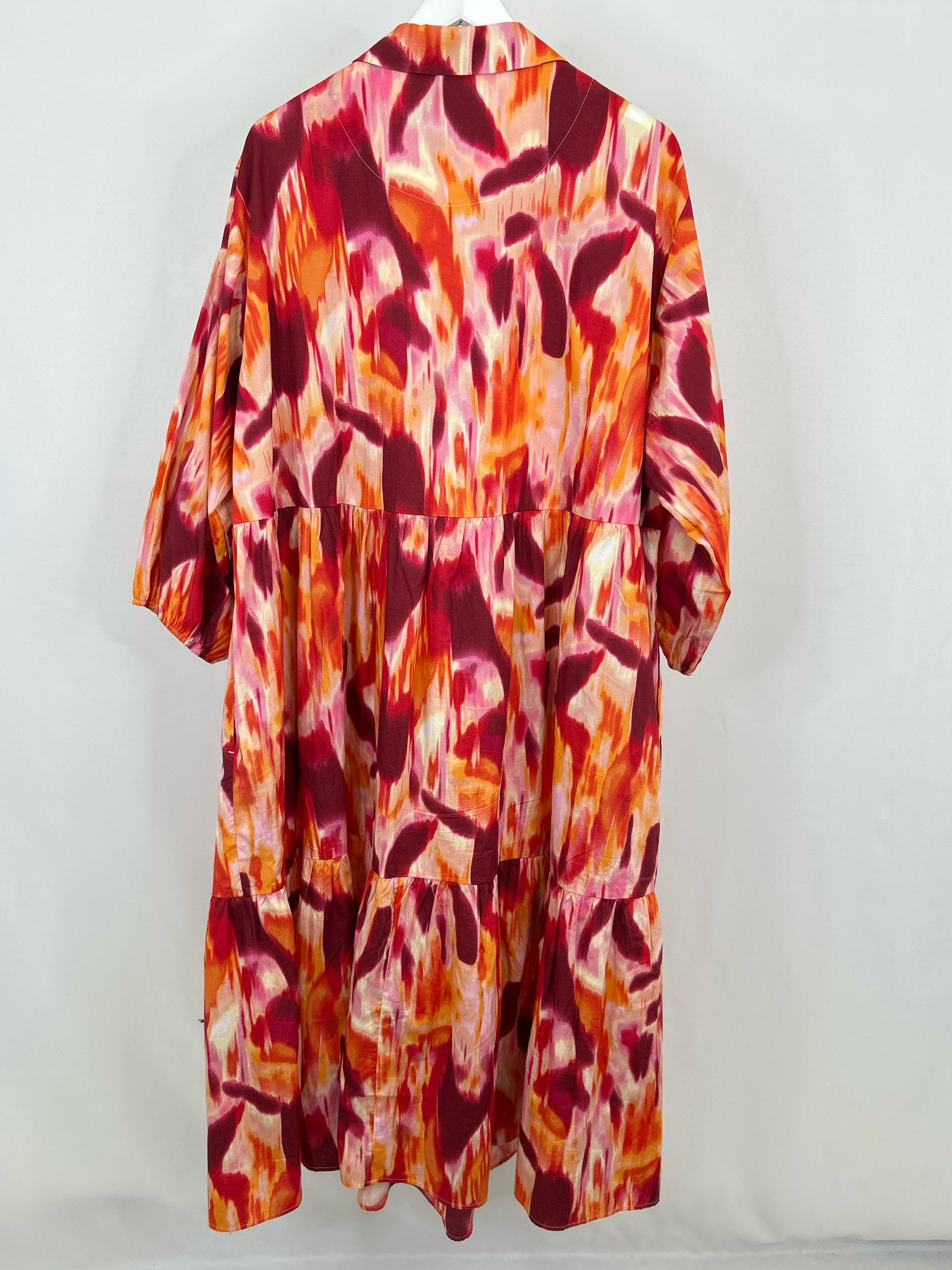 MAEVE Size 3X Red Print Women Dress