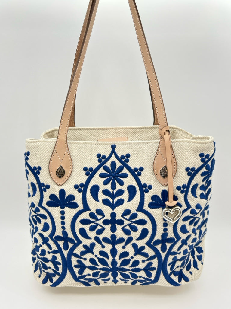 BRIGHTON BLUE AND CREAM Women's Tote