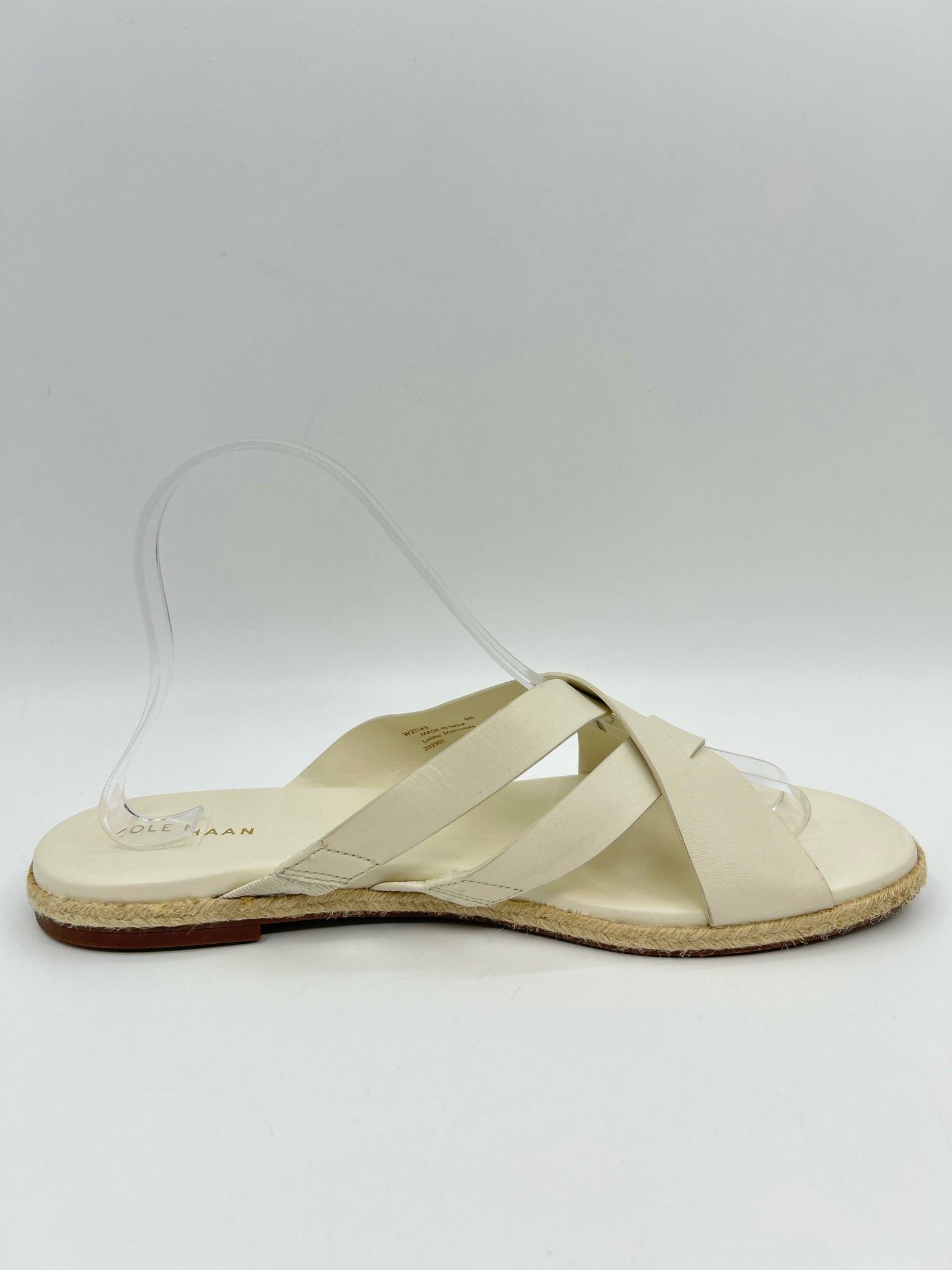 COLE HAAN Size 9B Ivory Women Sandal