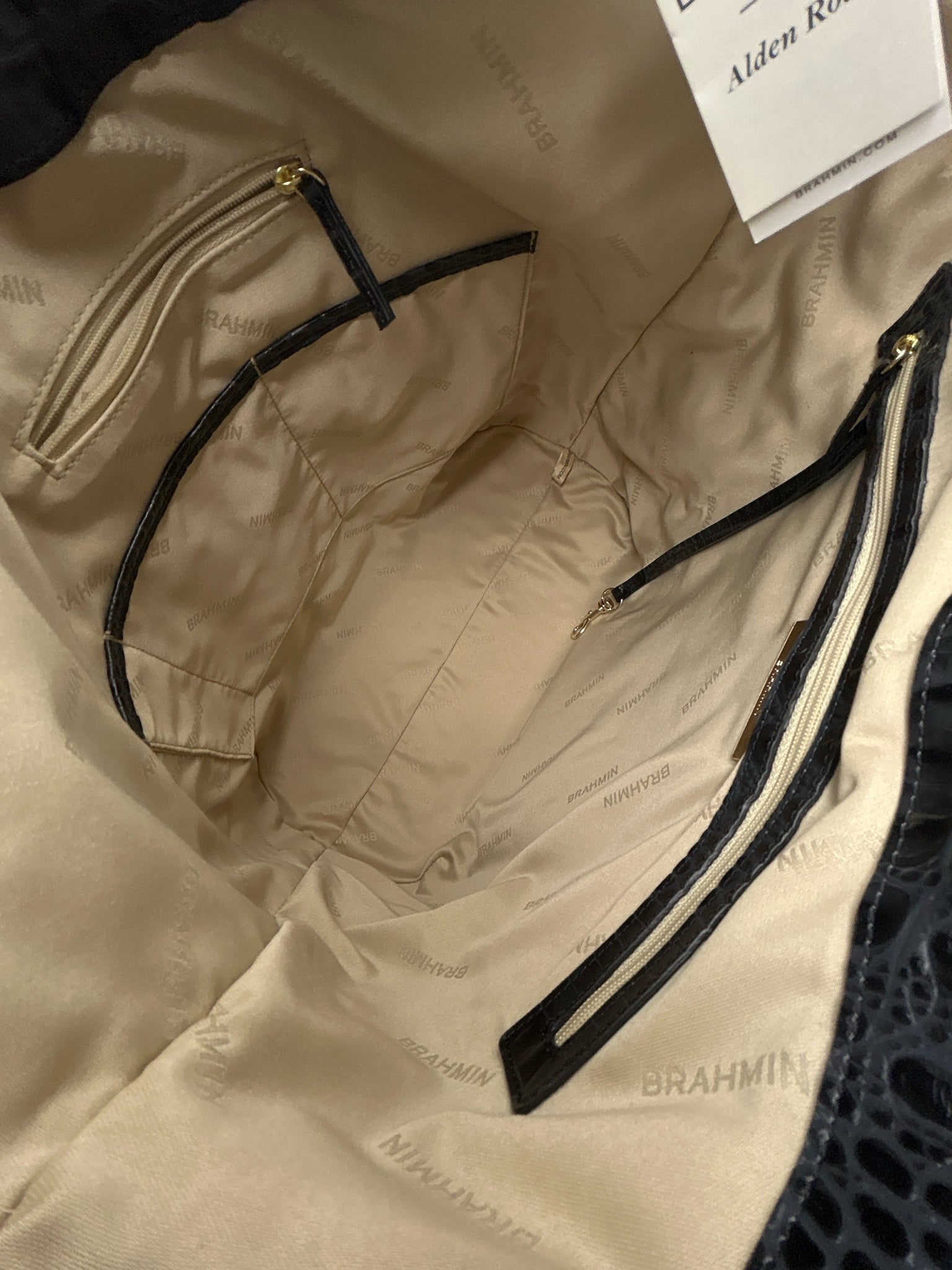 BRAHMIN NWT Black Women Tote