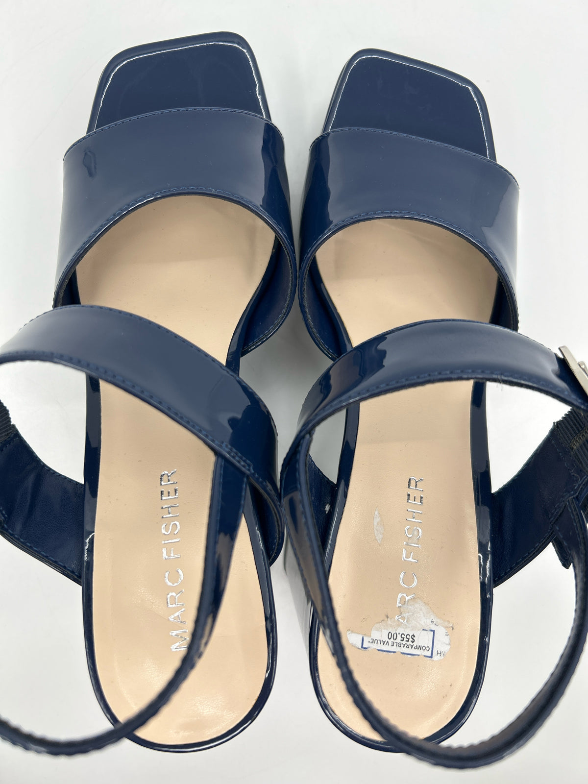 MARC FISHER Size 7.5 Blue Women Sandal