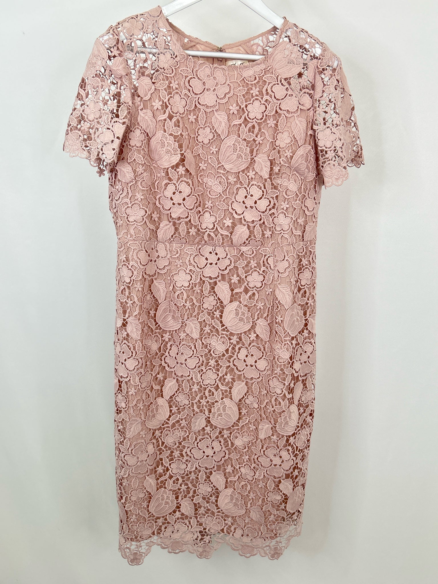 ELIZA J Size 14 Blush Pink Women Dress