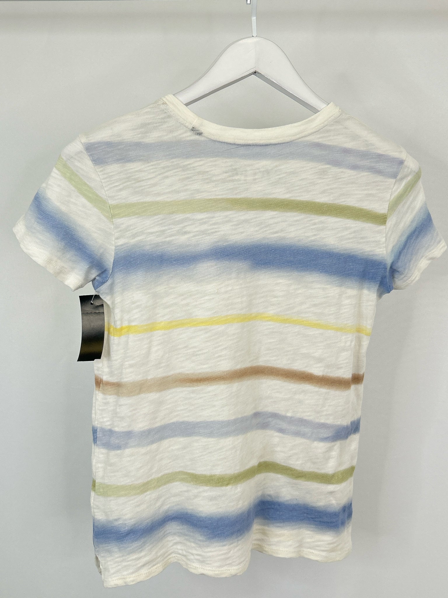 ATM Size XS Blue Striped Women T-shirt