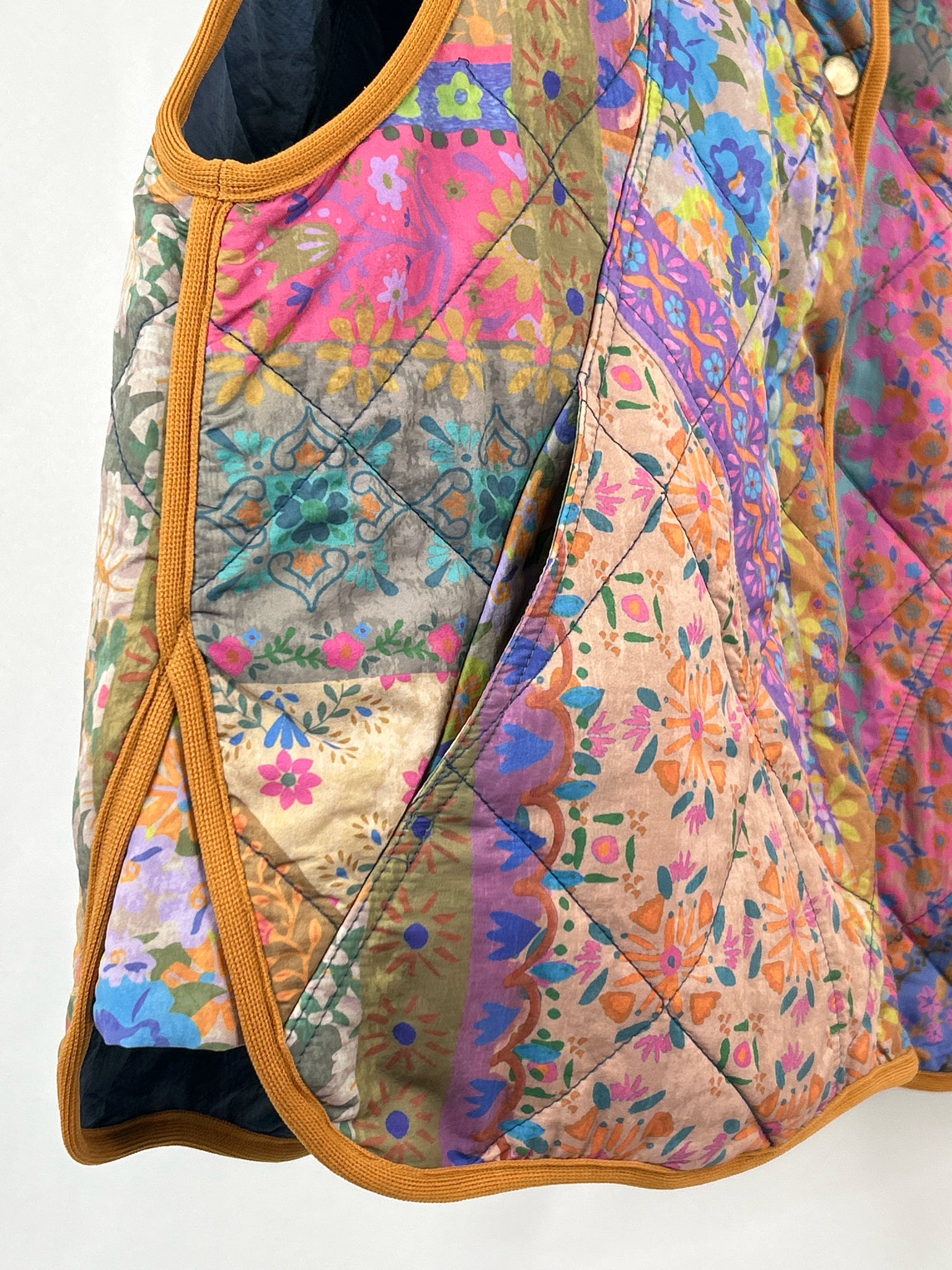 NATURAL LIFE Size M Multi-Color Women Vest
