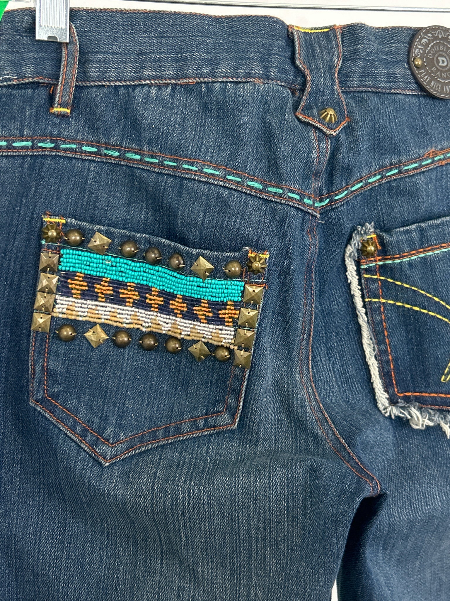 DOUBLE D RANCH Size 14/32 BLUE DENIM Women jeans