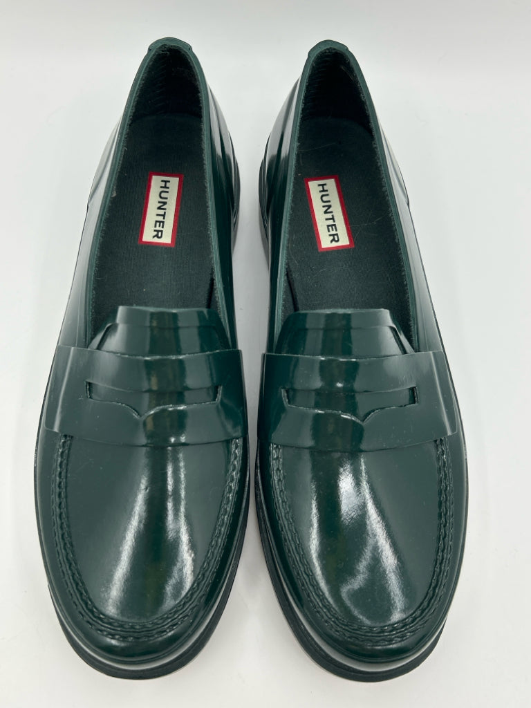 HUNTER Size 9 Pine Green Women's Loafer