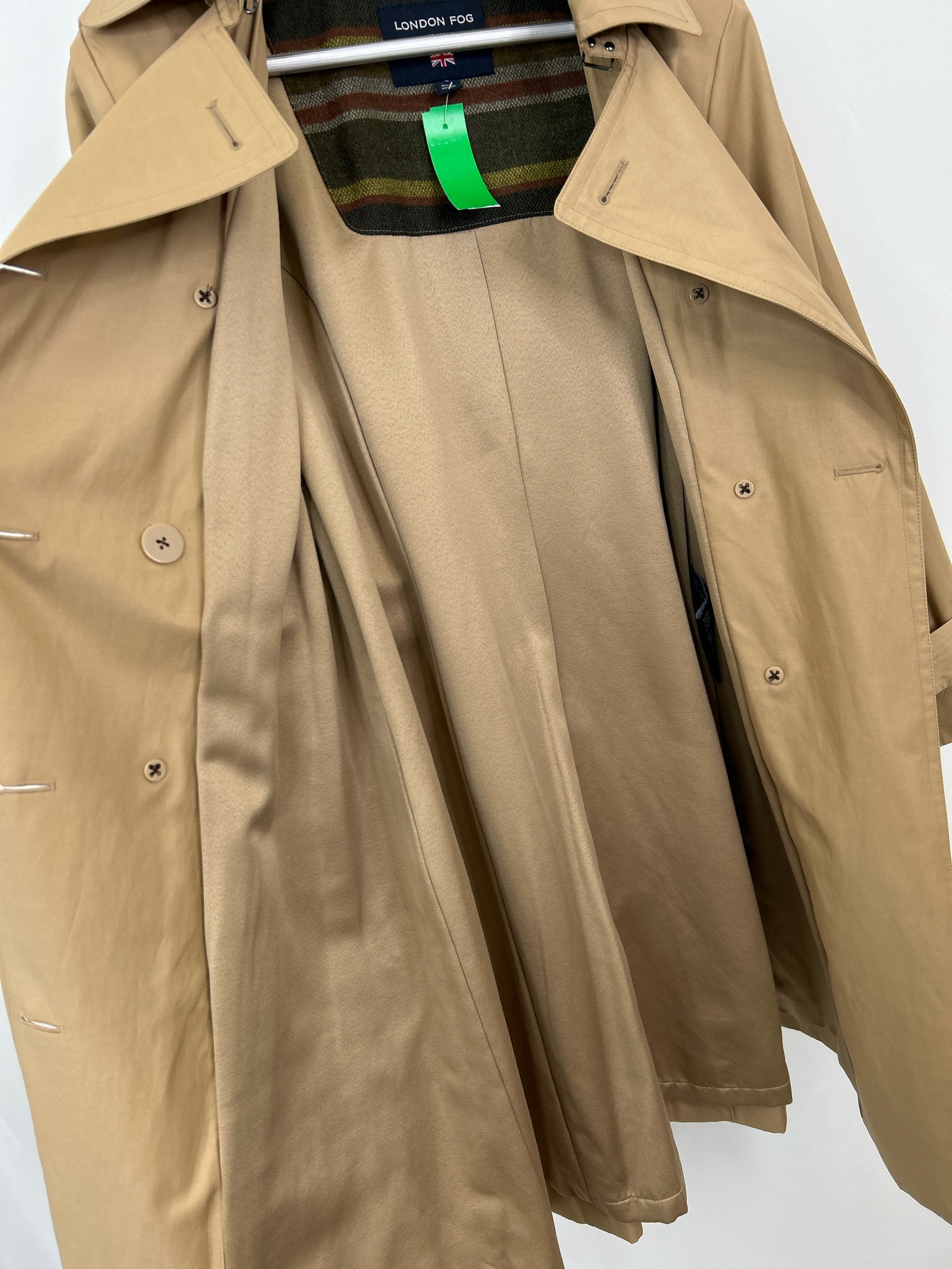 London Fog Size L KHAKI Women Coat
