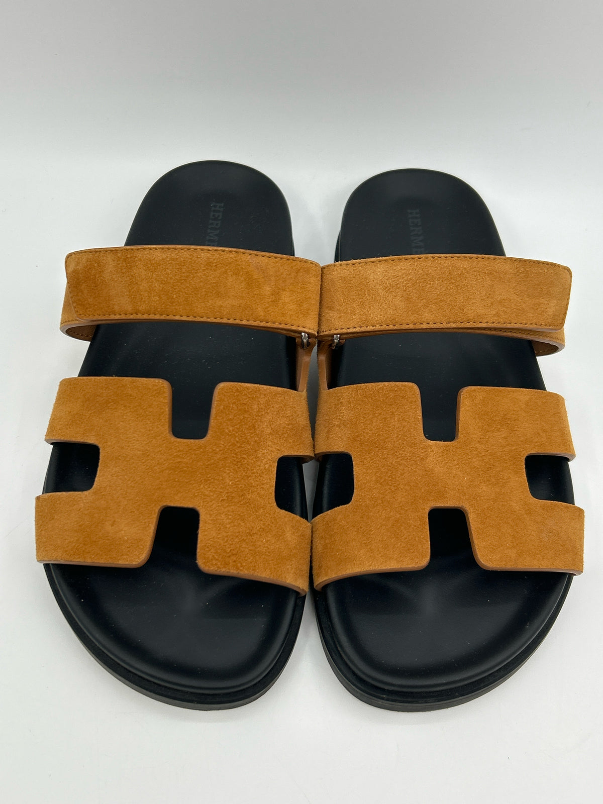 HERMÈS Size 38.5 Brown Women Sandal