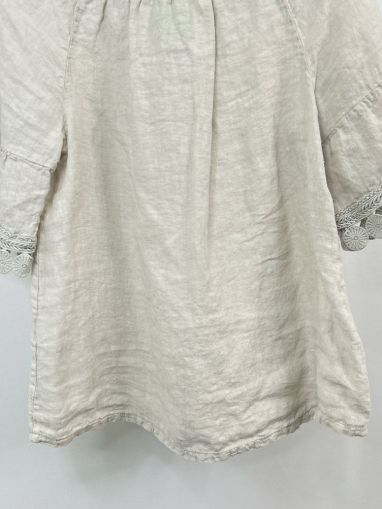 TERZO MILLENNIO Size M Beige Top