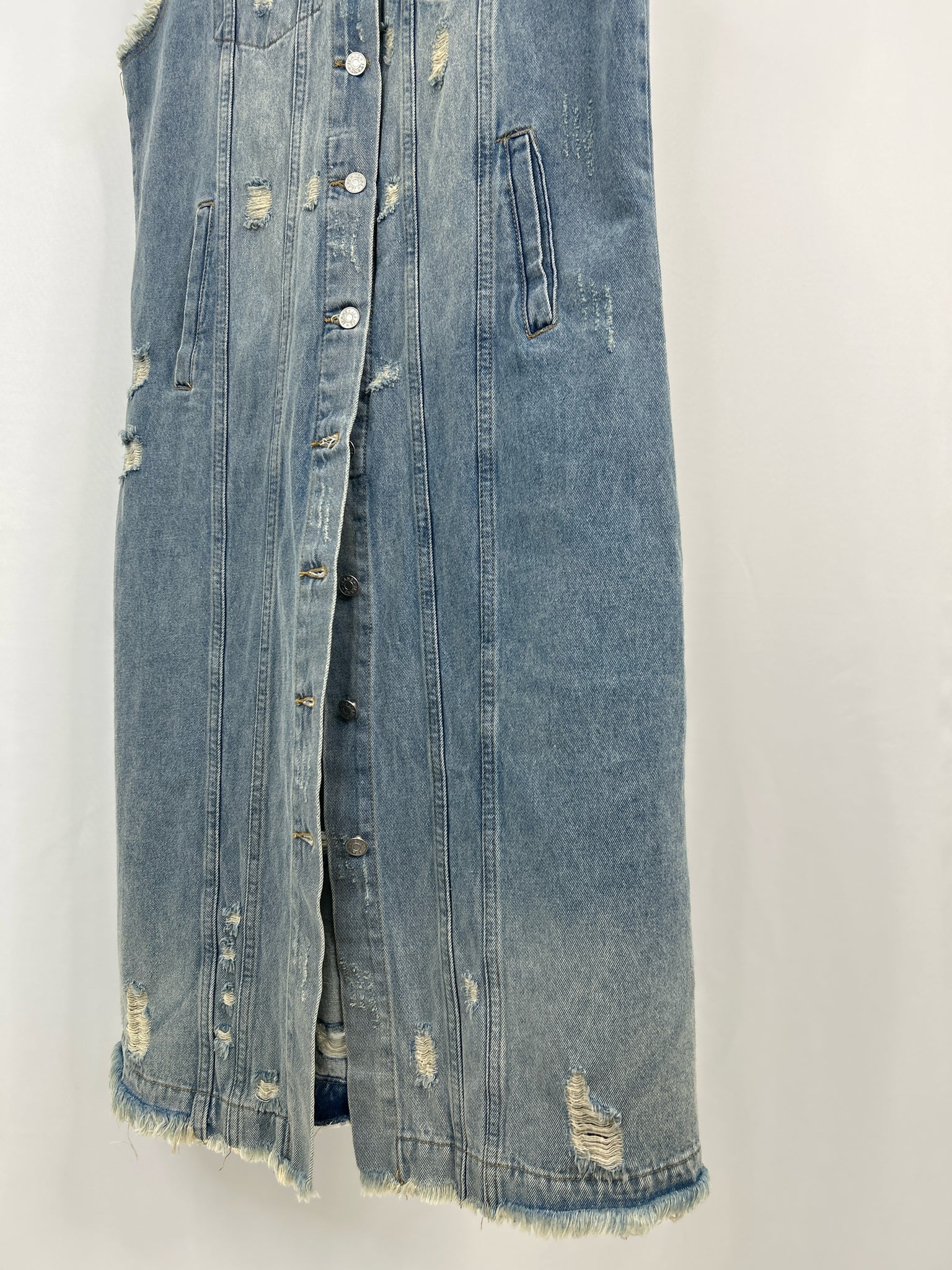 VERVET Size M BLUE DENIM Women Dress