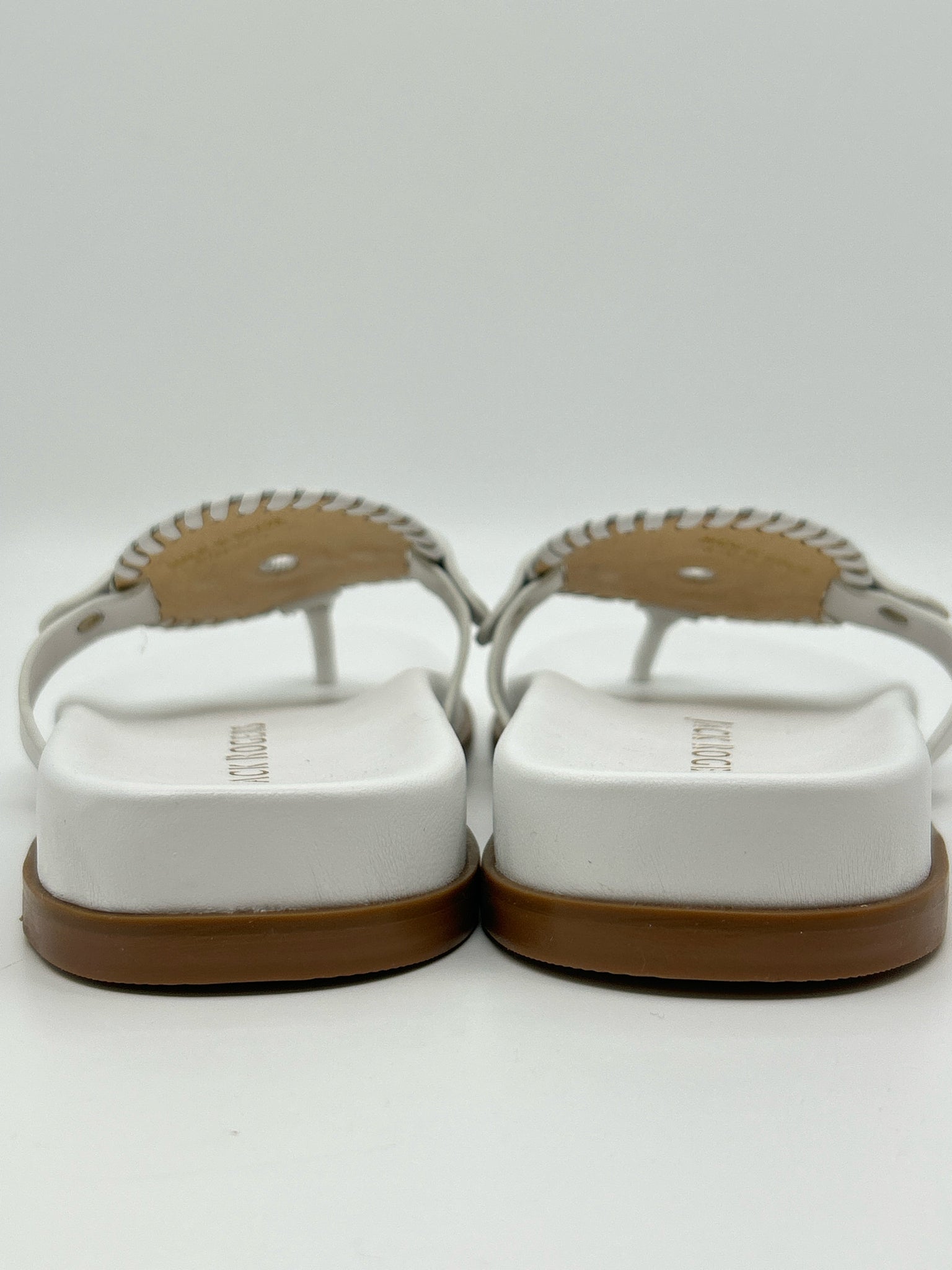 JACK ROGERS Size 8.5M White Women Sandal