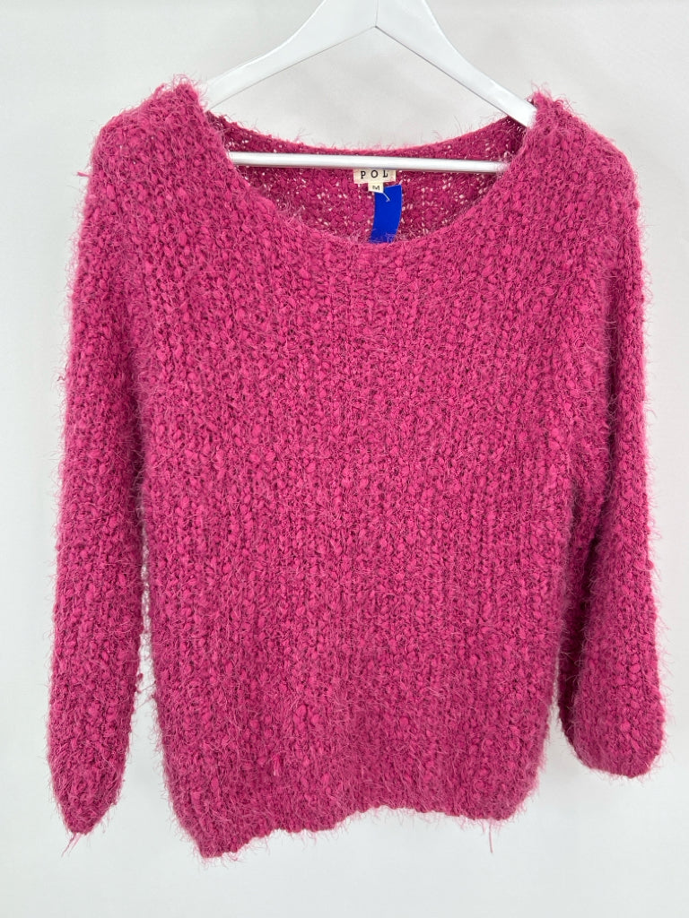 POL Women Size M Pink Sweater