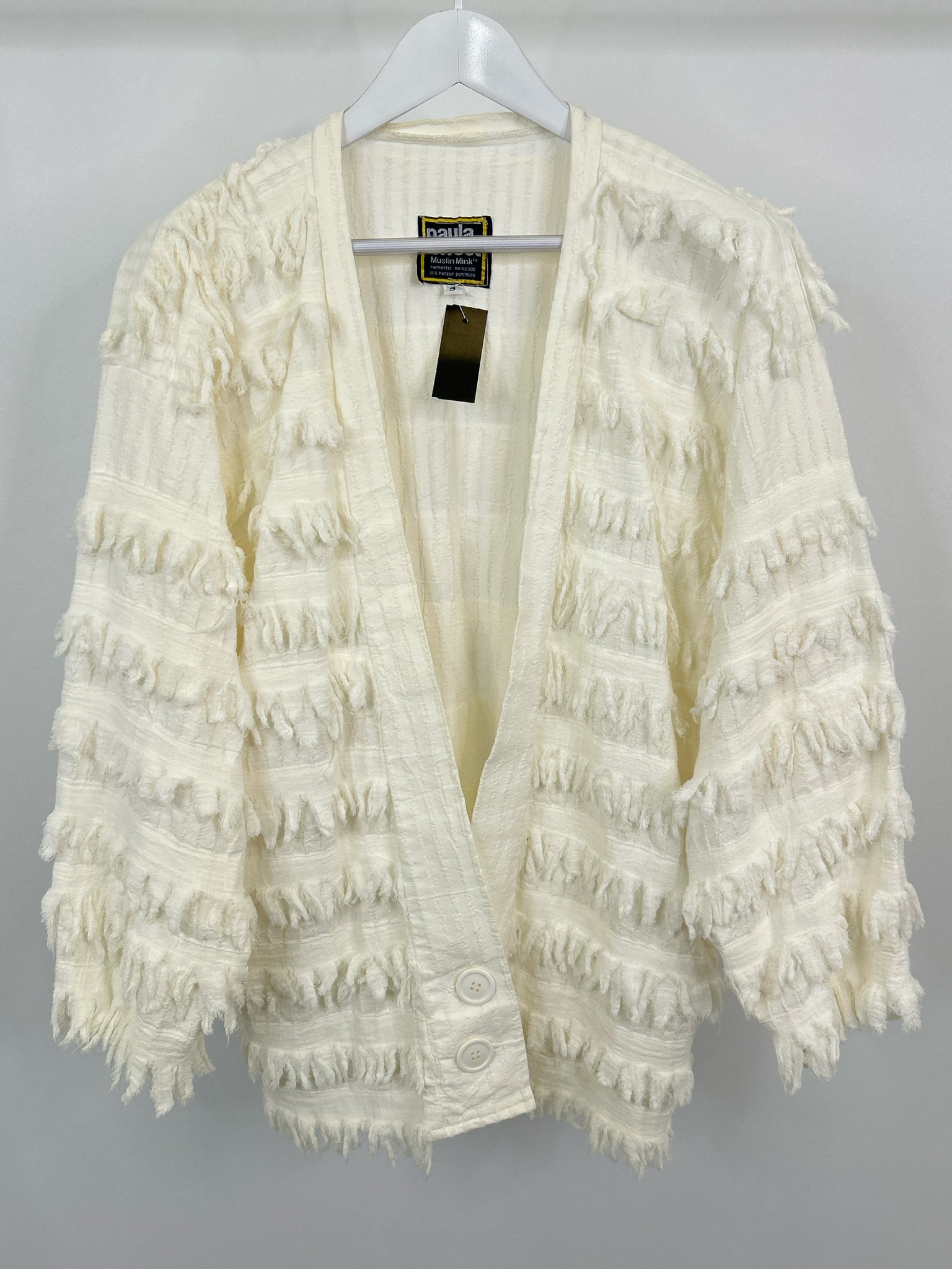 PAULA SWEET Size S White Women Kimono