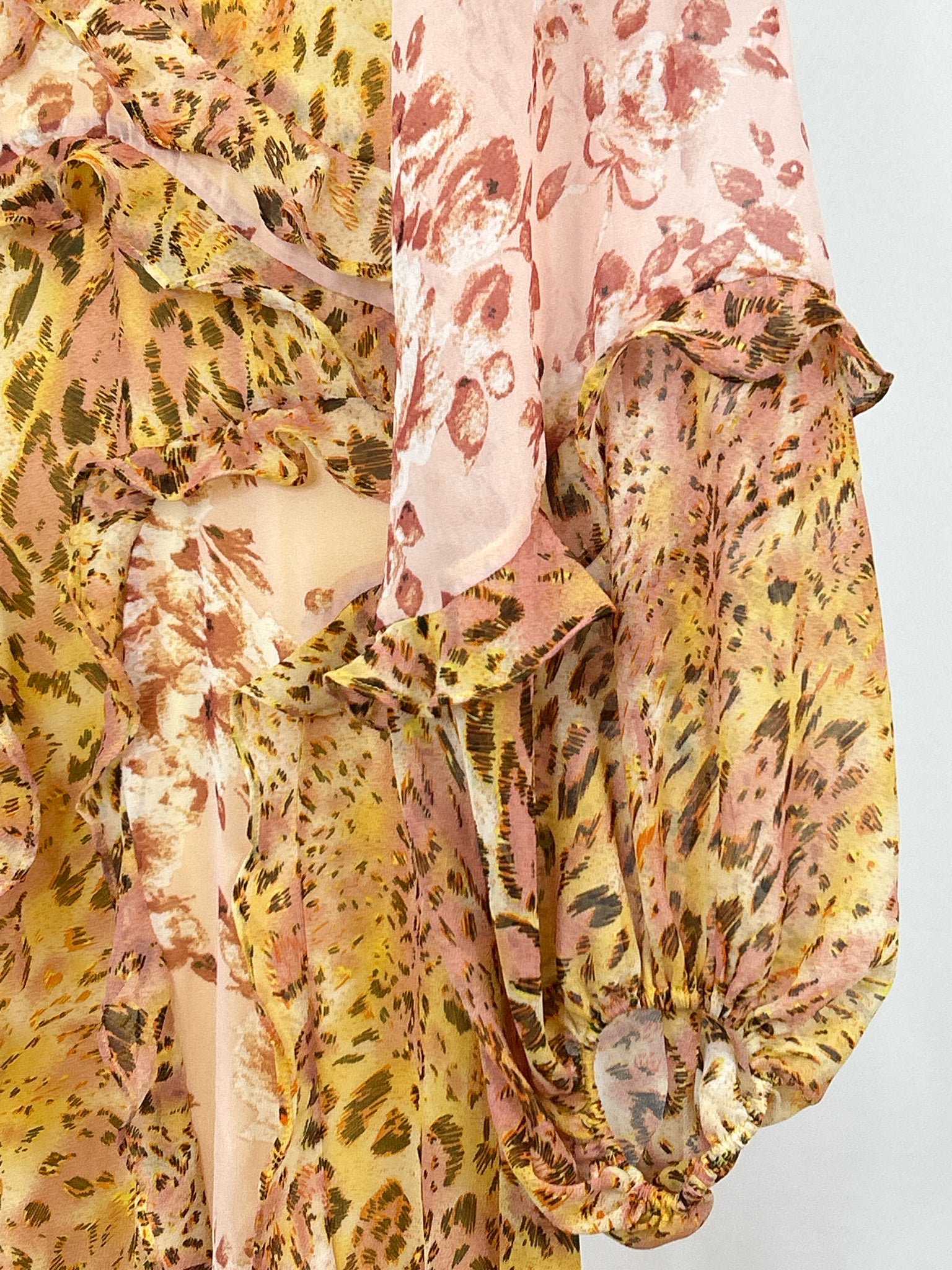BARDOT Size 8M YELLOW AND PINK Women Dress