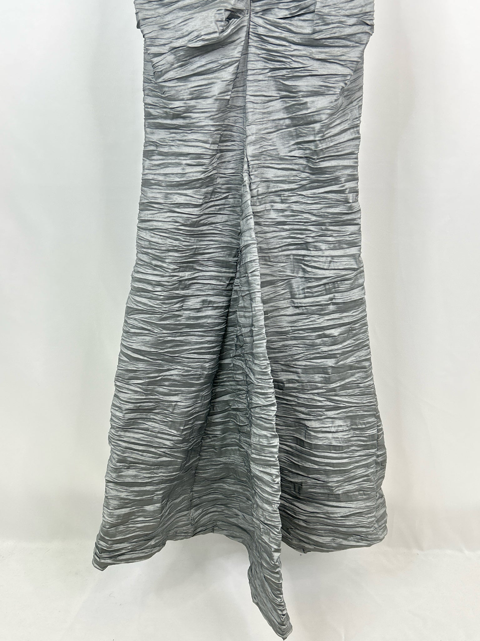 ALEX EVENINGS Size 10 Silver Women Dress