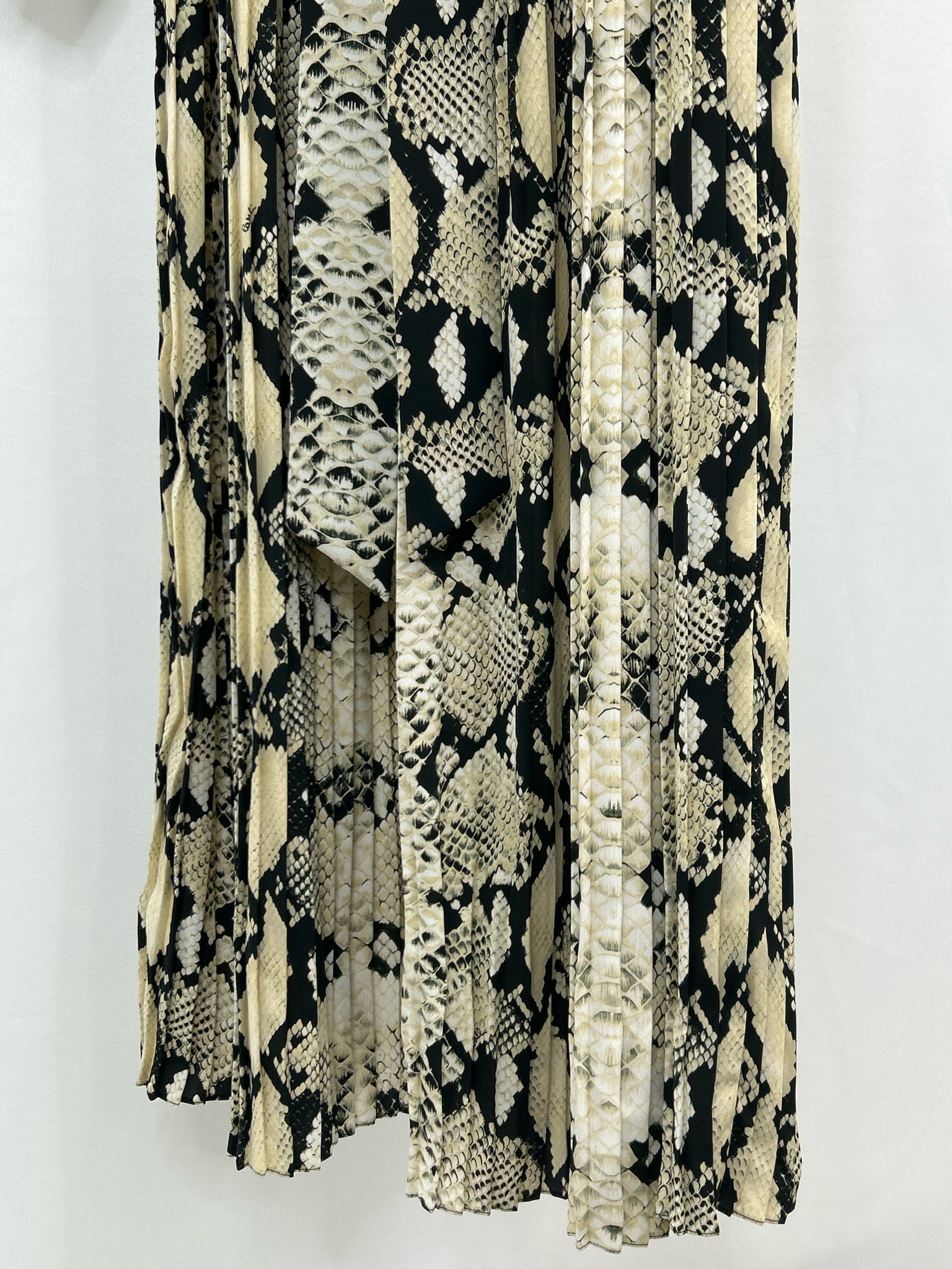 ROBERTO CAVALLI Size 46 Cream Print Women Dress