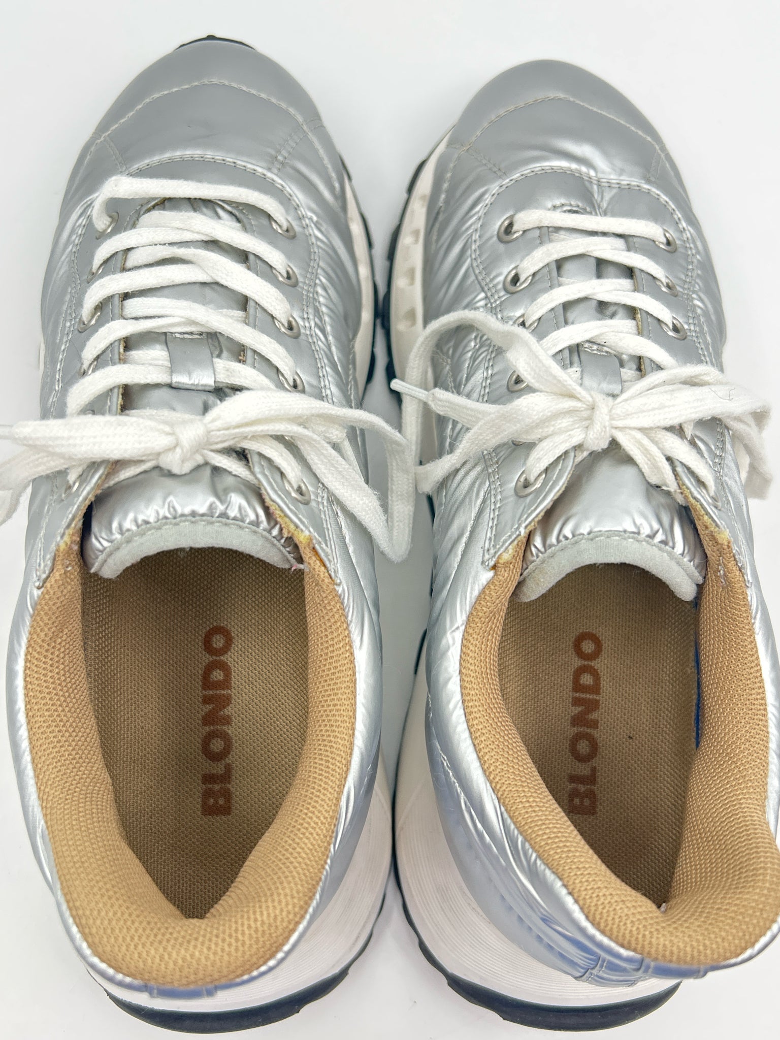 BLONDO Size 9.5M METALLIC Women Sneakers