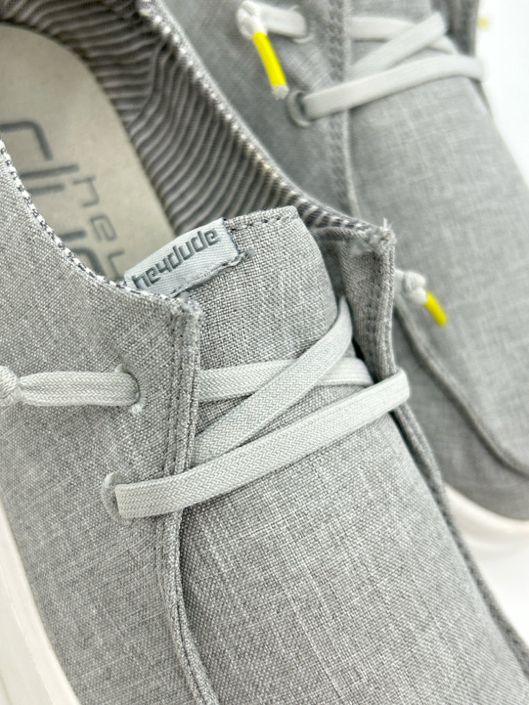 Hey Dude Size 6 light grey Women's Shoes