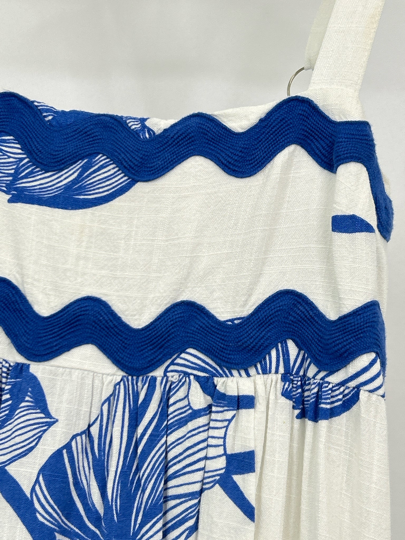White Closet Size S WHITE AND BLUE Women Dress
