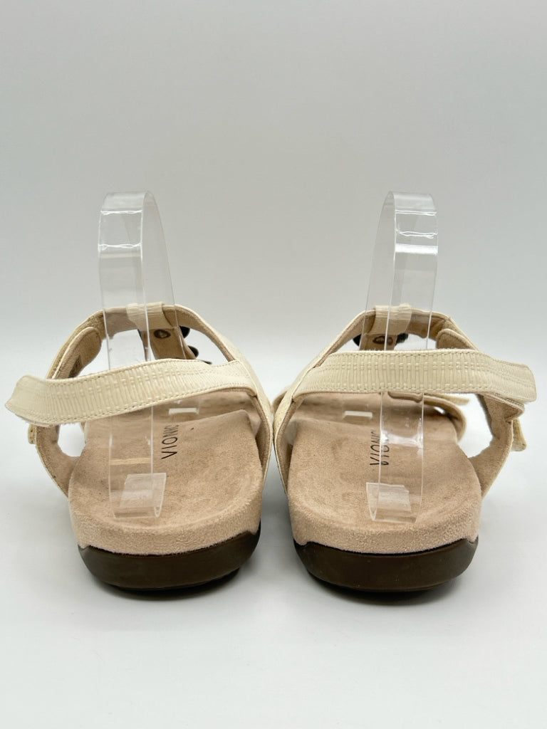 VIONIC Size 10 Cream Women's Sandal