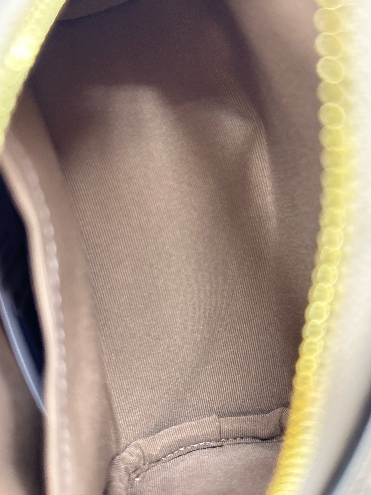 COACH BEIGE MONOGRAM Make-up bag