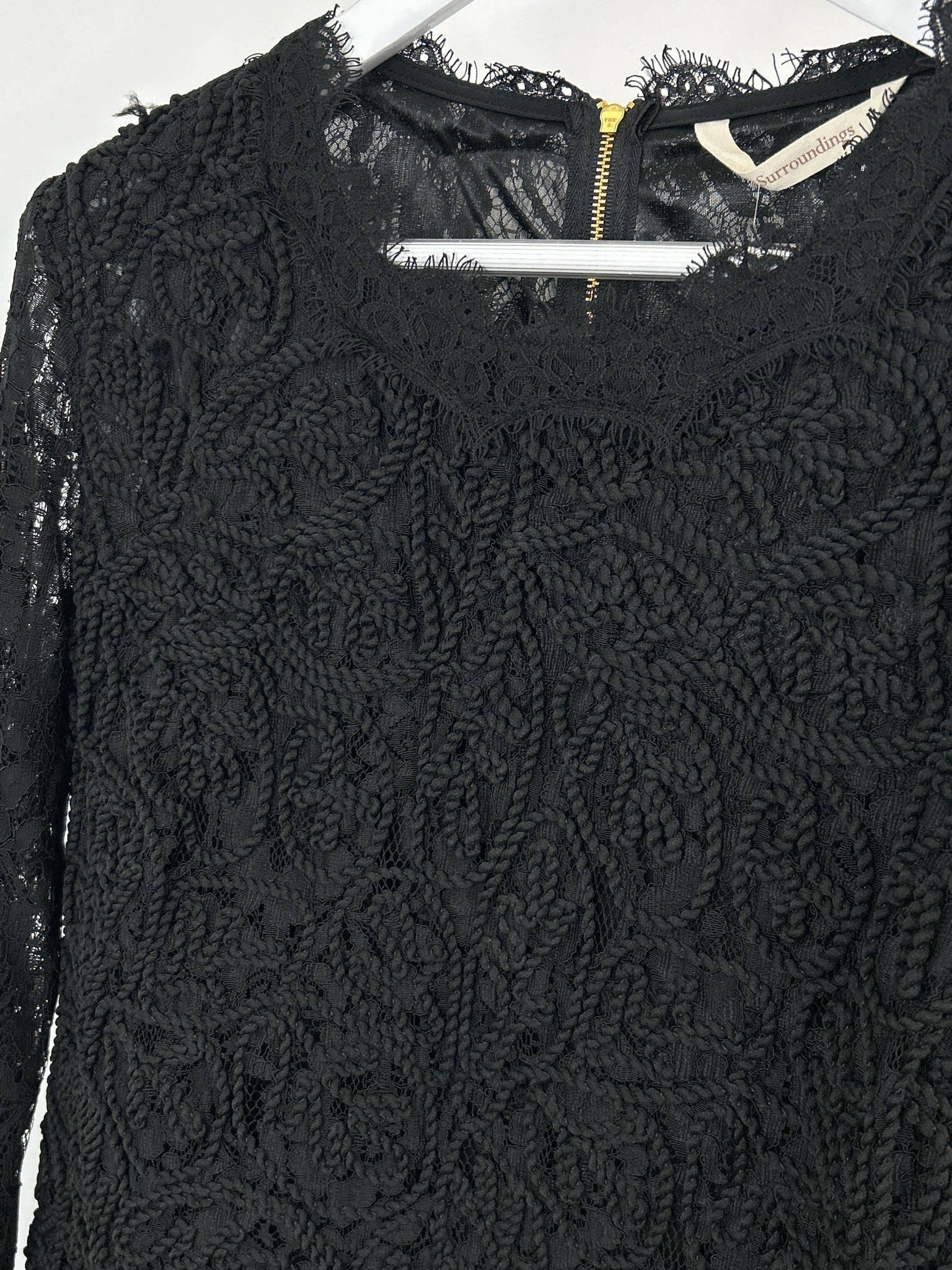 SOFT SURROUNDINGS Size L Black Women Top