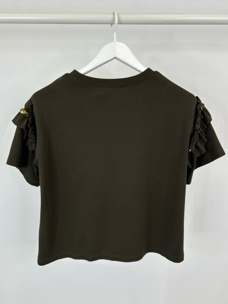 Molly Bracken Size S ARMY GREEN Women's Top