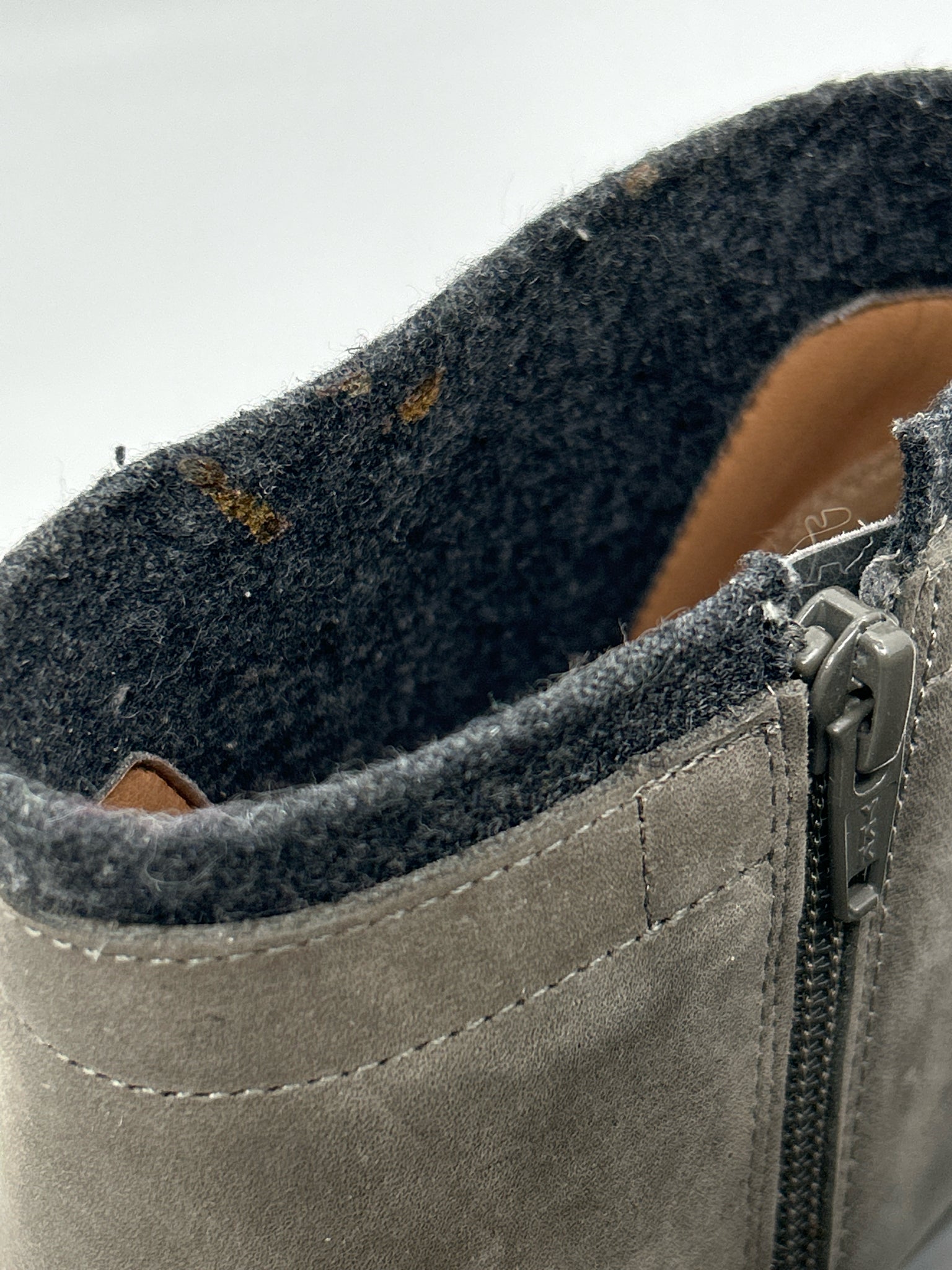 VIONIC Size 7 Grey Women Booties