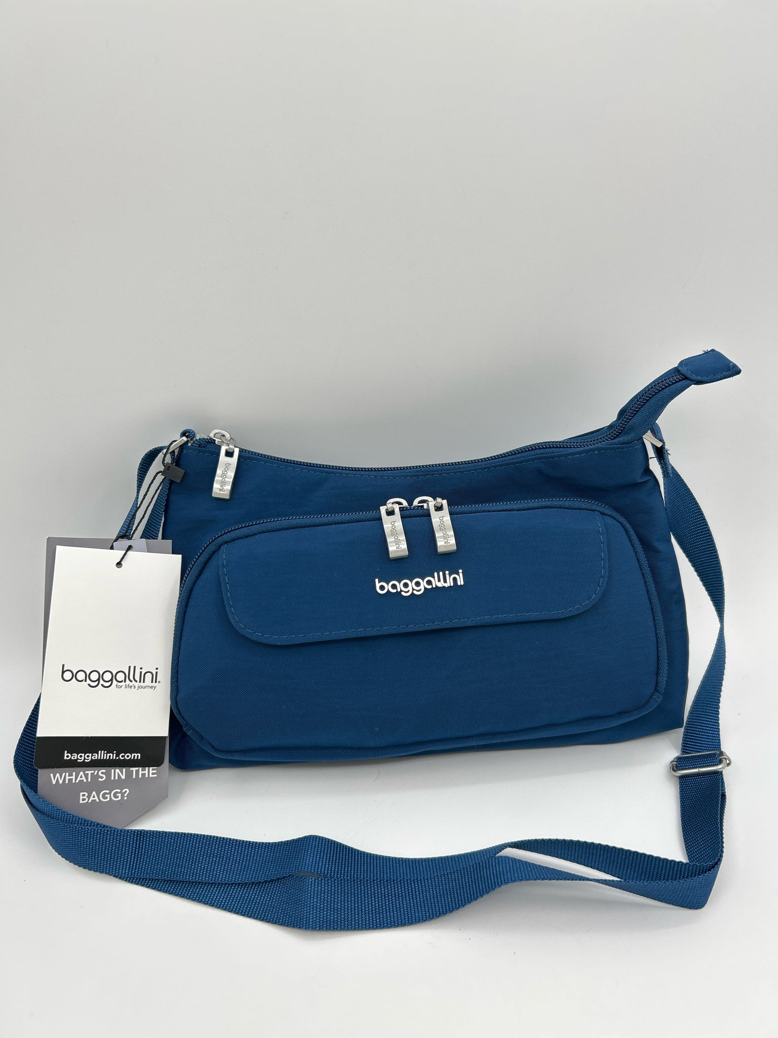 BAGGALLINI Blue Women Purse