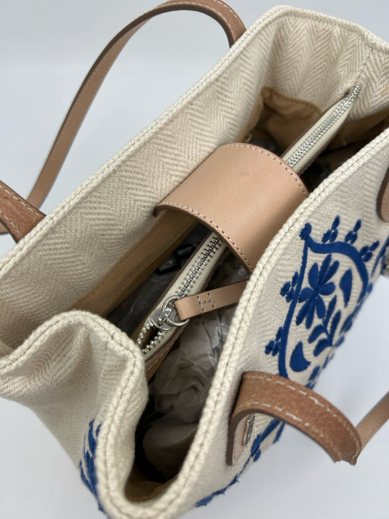 BRIGHTON BLUE AND CREAM Women's Tote