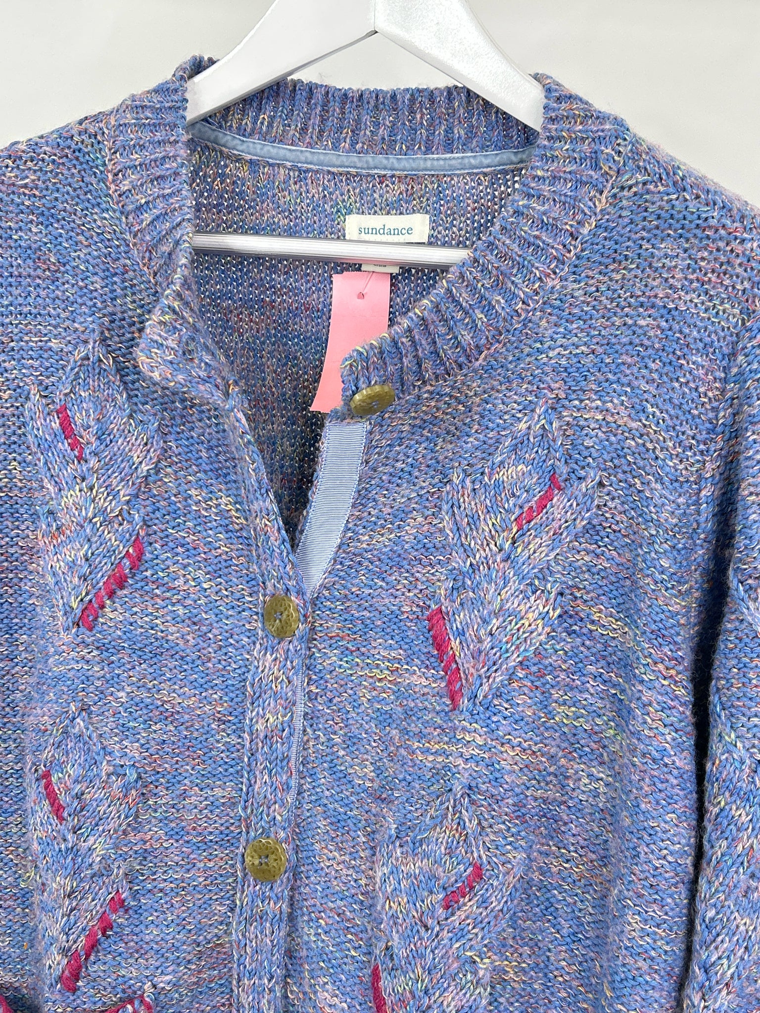 SUNDANCE Size XL Blue Women Cardigan