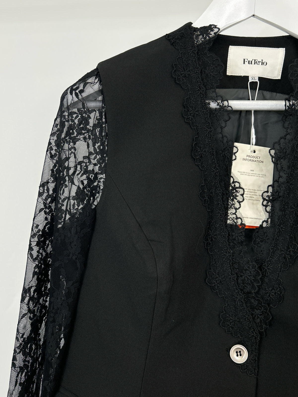 FuTario Size XL Black Women Blazer NWT